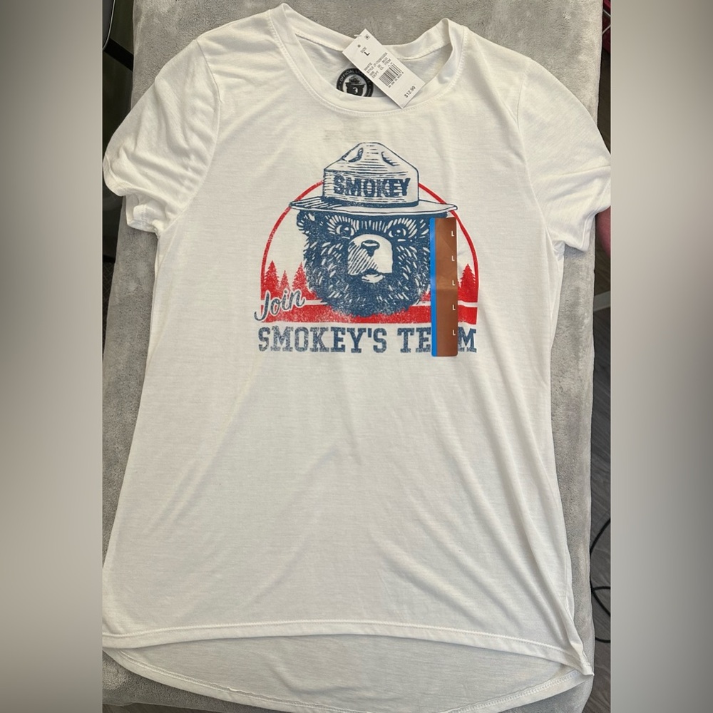 White Smokey Tee